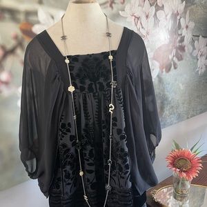H&M black blouse